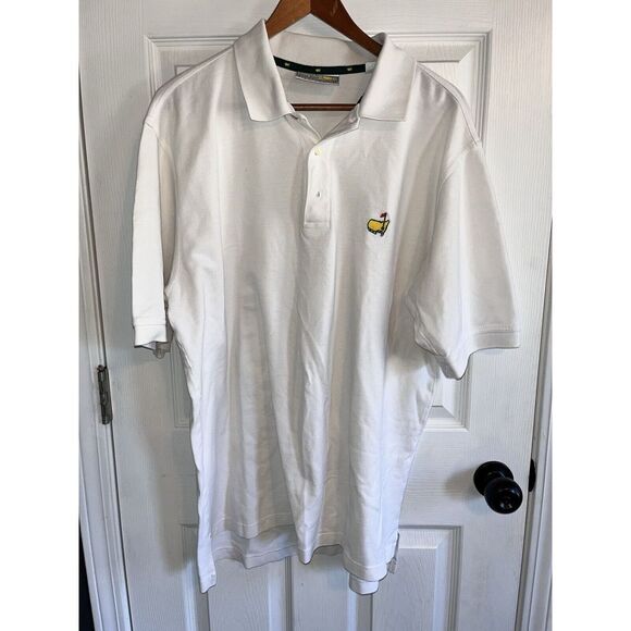 Augusta National Masters Mens Size XL Golf White Polo Cotton Shirt - Picture 2 of 7